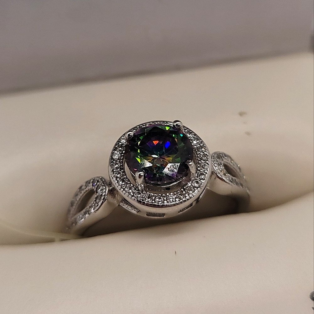 Pure Silver Plated Women's City X City Ring Size 8
